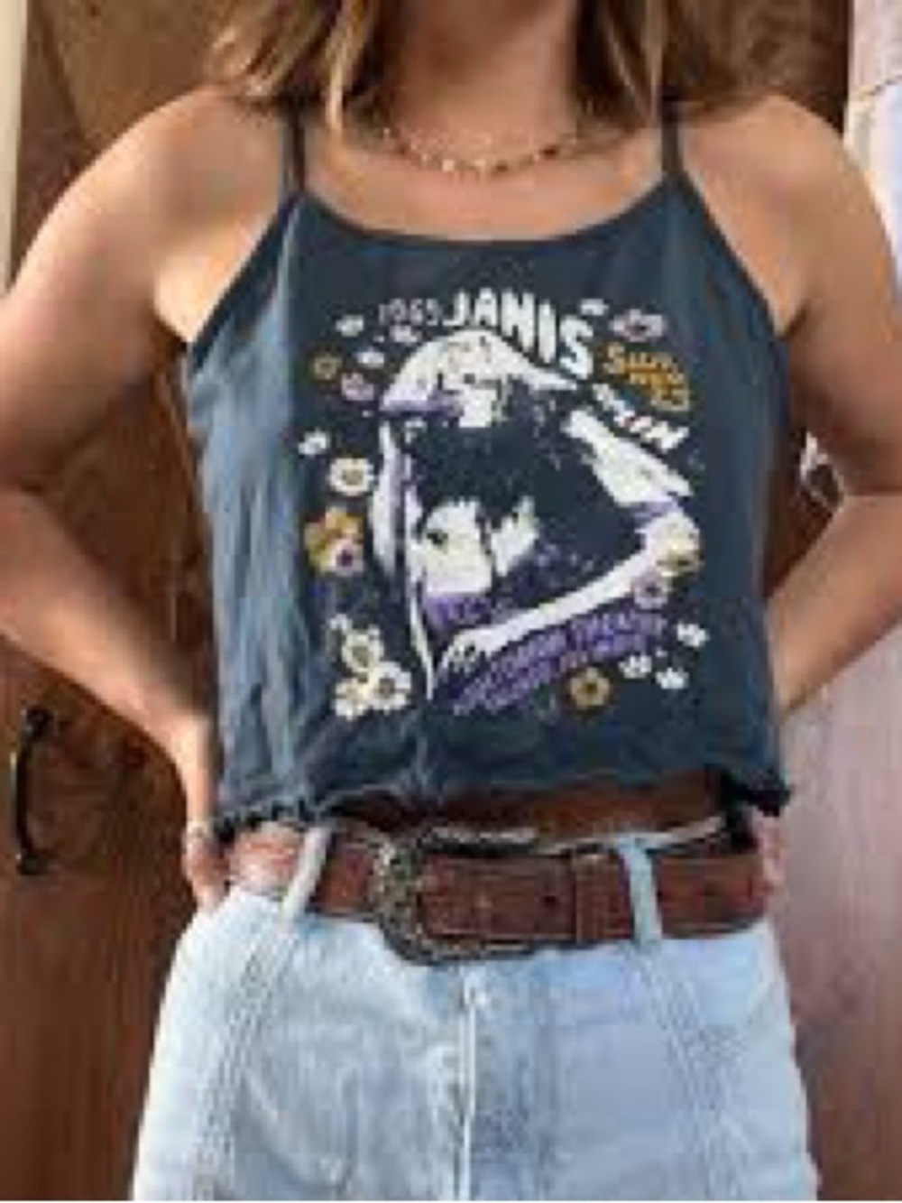 Janis Joplin 1969 Auditorium Theater Chicago Illinois Cami | Medium